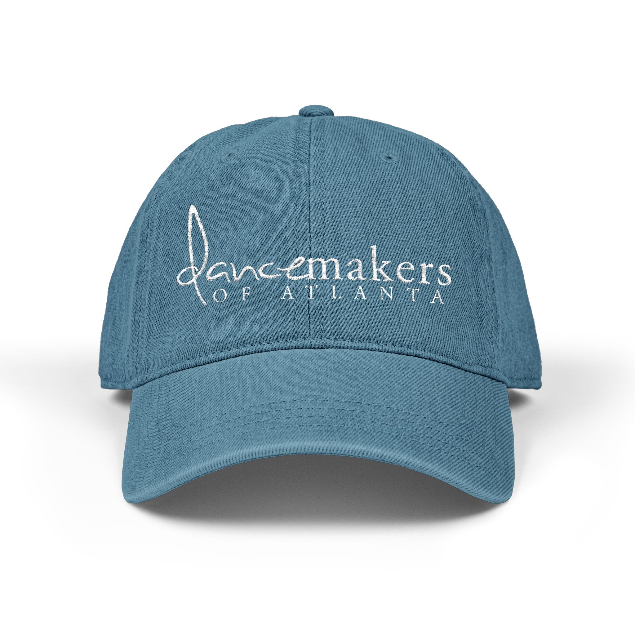 Logo Denim Embroidered Baseball Cap